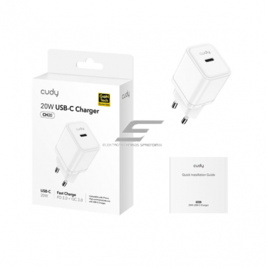 Ścienny szybki ładowarka | USB-C | 20W | 100–240V | szybkie i bezpieczne ładowanie | inteligentne zarządzanie mocą | biały 1 Ścienny szybki ładowarka | USB-C | 20W | 100–240V | szybkie i bezpieczne ładowanie | inteligentne zarządzanie mocą | biały 1