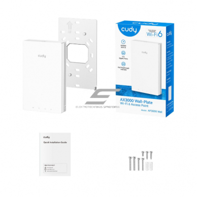 Sienas piekļuves punkts | bezvadu tīkla raidītājs | Wi-Fi 6 | 2.4GHz + 5GHz | līdz 3000 Mbps | 5 integrēti Gigabit porti | PoE barošana 2 Sienas piekļuves punkts | bezvadu tīkla raidītājs | Wi-Fi 6 | 2.4GHz + 5GHz | līdz 3000 Mbps | 5 integrēti Gigabit porti | PoE barošana 2