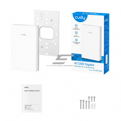 Seinale paigaldatav pääsupunkt | traadita võrgu edastaja | Wi-Fi 5 | 2.4GHz + 5GHz | kuni 1200 Mbps | 5 integreeritud Gigabit porti | PoE toide 2 Seinale paigaldatav pääsupunkt | traadita võrgu edastaja | Wi-Fi 5 | 2.4GHz + 5GHz | kuni 1200 Mbps | 5 integreeritud Gigabit porti | PoE toide 2