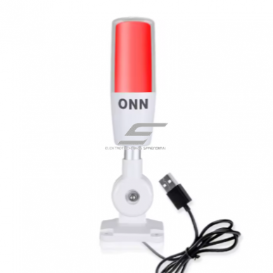 LED signaaltorn USB juhtimisega | 5 W | 7 värvi | helisignaaliga (buzzer) | DC 5V | Ø50 mm | IP54 1 LED signaaltorn USB juhtimisega | 5 W | 7 värvi | helisignaaliga (buzzer) | DC 5V | Ø50 mm | IP54 1