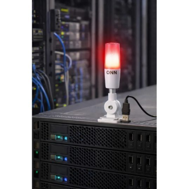 LED signaaltorn USB juhtimisega | 5 W | 7 värvi | helisignaaliga (buzzer) | DC 5V | Ø50 mm | IP54 3 LED signaaltorn USB juhtimisega | 5 W | 7 värvi | helisignaaliga (buzzer) | DC 5V | Ø50 mm | IP54 3