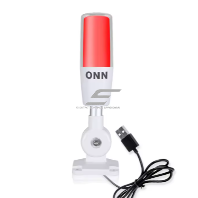 LED signaaltorn USB juhtimisega | 5 W | 7 värvi | helisignaaliga (buzzer) | DC 5V | Ø50 mm | IP54 1 LED signaaltorn USB juhtimisega | 5 W | 7 värvi | helisignaaliga (buzzer) | DC 5V | Ø50 mm | IP54 1