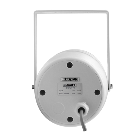 Sienas skaļrunis | 70V/100V | 20 W | Mitrumizturīga konstrukcija | ABS plastmasa | 1×5" zemfrekvences + 1×0.75" augstfrekvences skaļruņi 3 Sienas skaļrunis | 70V/100V | 20 W | Mitrumizturīga konstrukcija | ABS plastmasa | 1×5" zemfrekvences + 1×0.75" augstfrekvences skaļruņi 3