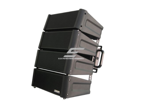 Sieninė linijinė garso kolonėlė | atspari vandeniui | 100V | 200W | reguliuojamas vertikalus kampas | 4x5" žemadažnis + 1x1" aukštadažnis garsiakalbiai | juoda Sieninė linijinė garso kolonėlė | atspari vandeniui | 100V | 200W | reguliuojamas vertikalus kampas | 4x5" žemadažnis + 1x1" aukštadažnis garsiakalbiai | juoda