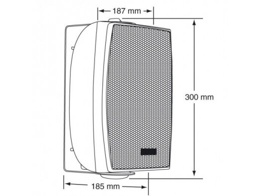 Vidaus patalpų sieninė garso kolonėlė | 100V | 40W RMS | 8 omų | balta | AUDIOPHONY | EHP520W 1 Vidaus patalpų sieninė garso kolonėlė | 100V | 40W RMS | 8 omų | balta | AUDIOPHONY | EHP520W 1
