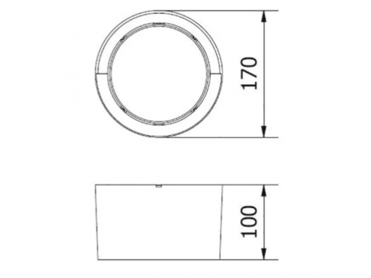 LED fasadinis | sieninis lauko šviestuvas | 12W | 230V | 4000K | 1000lm | IP65 | juodas | GTV Lighting | CANTI | LD-CANTI12WOK-40 1 LED fasadinis | sieninis lauko šviestuvas | 12W | 230V | 4000K | 1000lm | IP65 | juodas | GTV Lighting | CANTI | LD-CANTI12WOK-40 1