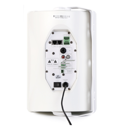 Seinale paigaldatav IP-võrgu kõlar integreeritud võimendi ja IP-dekooderiga | 2×25 W | valge | AUX ja 100 V väljundid | LED-ekraan | IP/AUX/USB/SD tugi 3 Seinale paigaldatav IP-võrgu kõlar integreeritud võimendi ja IP-dekooderiga | 2×25 W | valge | AUX ja 100 V väljundid | LED-ekraan | IP/AUX/USB/SD tugi 3