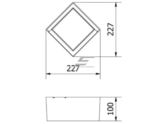 LED fasadinis | sieninis lauko šviestuvas | 12W | 230V | 4000K | 1000lm | IP65 | juodas | GTV Lighting | CANTI | LD-CANTI12WKW-40 1 LED fasadinis | sieninis lauko šviestuvas | 12W | 230V | 4000K | 1000lm | IP65 | juodas | GTV Lighting | CANTI | LD-CANTI12WKW-40 1