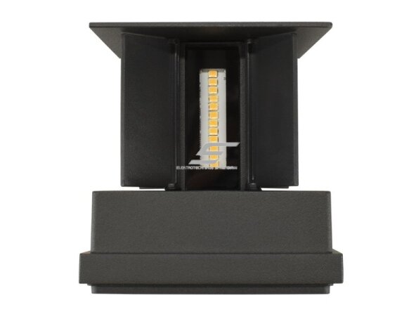 LED fasadinis | sieninis lauko šviestuvas | 12W | 230V | 4000K | 1100lm | IP65 | grafito spalvos | Bemko | C25-EL2-KS-205GR-4K 1