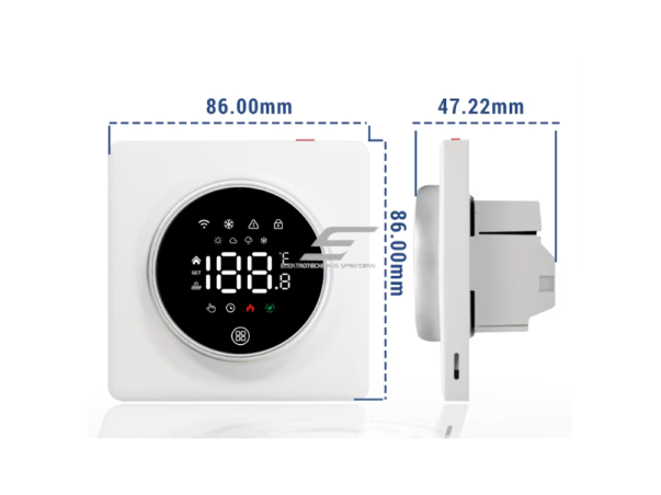 Išmanus elektrinio grindinio šildymo termostatas | WiFi | 230V | 16A | ±0.5°C tikslumas | smart home (MQTT) | programuojamas | sieninis montavimas 3 Išmanus elektrinio grindinio šildymo termostatas | WiFi | 230V | 16A | ±0.5°C tikslumas | smart home (MQTT) | programuojamas | sieninis montavimas 3