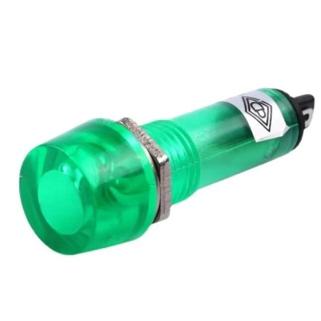Signaal | indikaatorlamp | roheline | 10mm | 12V Signaal | indikaatorlamp | roheline | 10mm | 12V