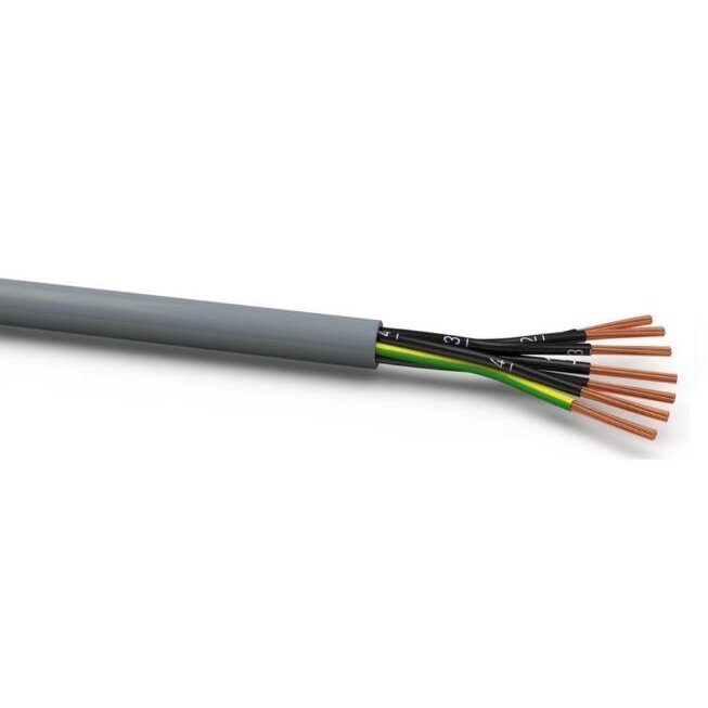 Control cable | 3x0.75 YSLY-JZ (OPVC-JZ) | 300/500 V | flexible | grey