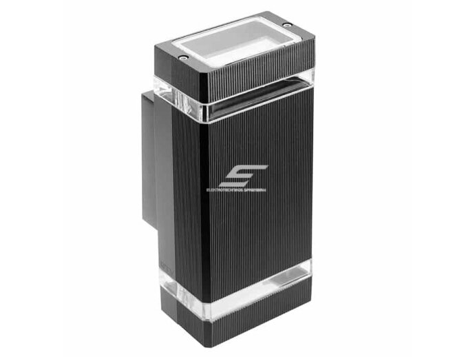 Fasadinis | sieninis lauko šviestuvas | GU10 | 2x50W | IP54 | juodas | GTV Lighting | NESSA | LD-NESSAGU10D-20