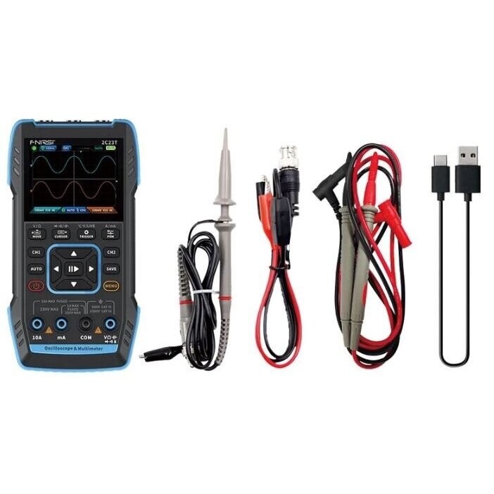 Wielofunkcyjny multimetr cyfrowy | Generator sygnału | Oscyloskop 2-kanałowy | 2x10MHz | 50MS/s | 1Hz-2MHz 1 Wielofunkcyjny multimetr cyfrowy | Generator sygnału | Oscyloskop 2-kanałowy | 2x10MHz | 50MS/s | 1Hz-2MHz 1