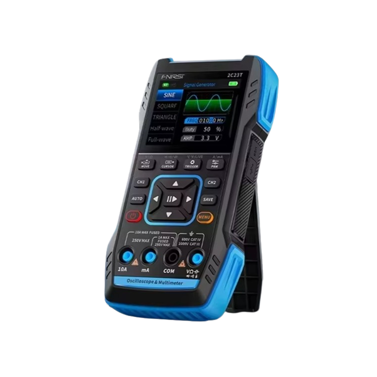 Wielofunkcyjny multimetr cyfrowy | Generator sygnału | Oscyloskop 2-kanałowy | 2x10MHz | 50MS/s | 1Hz-2MHz 2