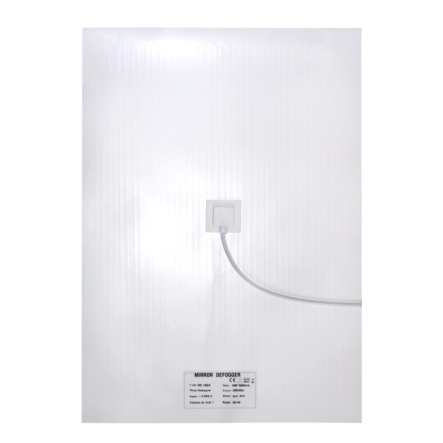 Podgrzewacz lustra przeciw zaparowaniu | 400x300mm | 230V | IP54 Podgrzewacz lustra przeciw zaparowaniu | 400x300mm | 230V | IP54
