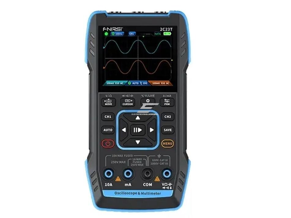 Multifunkcinis multimetras | signalų generatorius | 2 kanalų osciloskopas | 2x10MHz | 50MS/s | 1Hz-2MHz