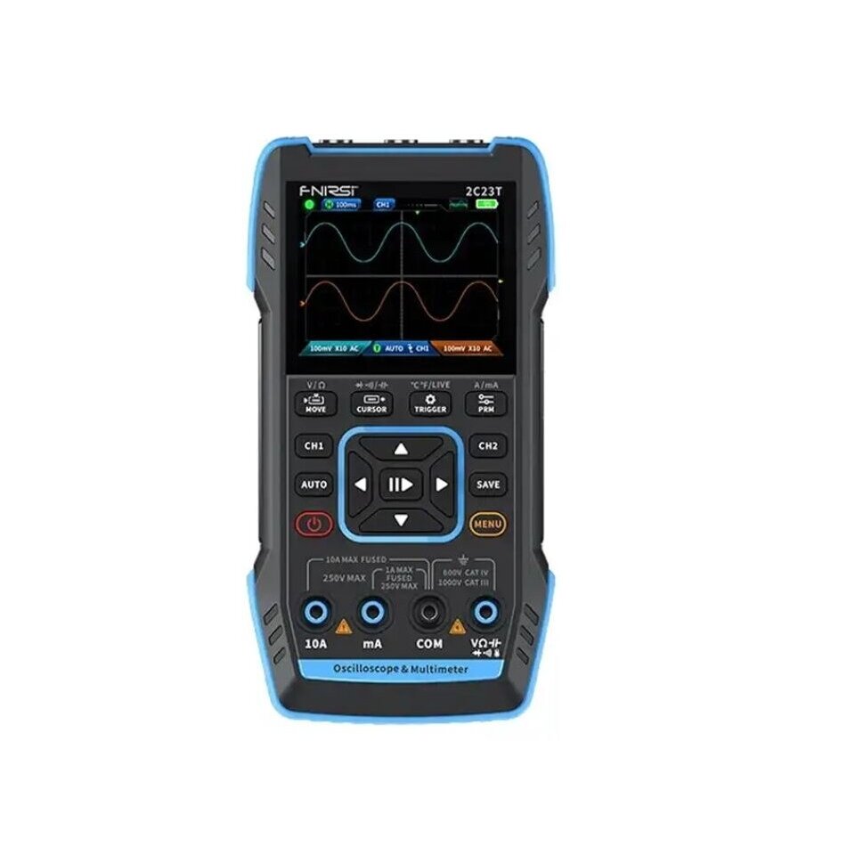 Wielofunkcyjny multimetr cyfrowy | Generator sygnału | Oscyloskop 2-kanałowy | 2x10MHz | 50MS/s | 1Hz-2MHz Wielofunkcyjny multimetr cyfrowy | Generator sygnału | Oscyloskop 2-kanałowy | 2x10MHz | 50MS/s | 1Hz-2MHz