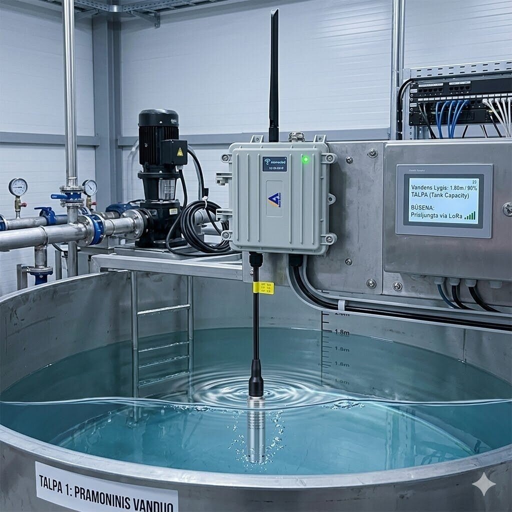 Inteligentny czujnik poziomu wody | z LoRaWAN / 4G / WiFi | 0–10 m (do 500 m) | IP68 | 4–20 mA / RS485 | stal nierdzewna 4 Inteligentny czujnik poziomu wody | z LoRaWAN / 4G / WiFi | 0–10 m (do 500 m) | IP68 | 4–20 mA / RS485 | stal nierdzewna 4