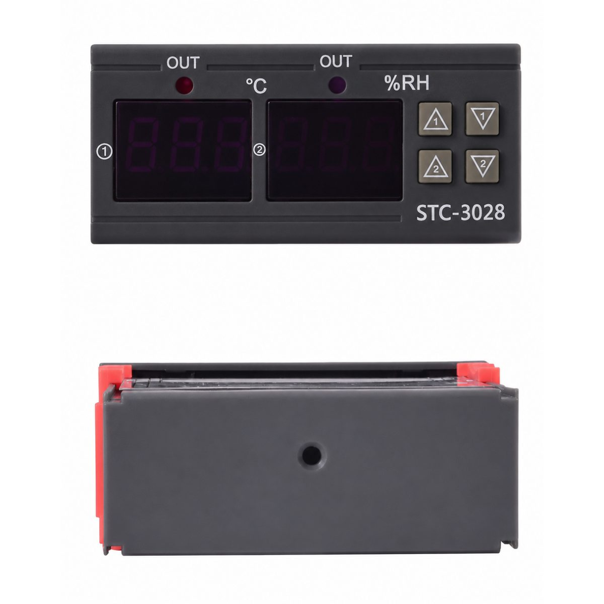 Digital temperature and humidity controller | Dual thermostat + humidistat | -50…+99°C | 10A | DC 12V | LED | IP43 2
