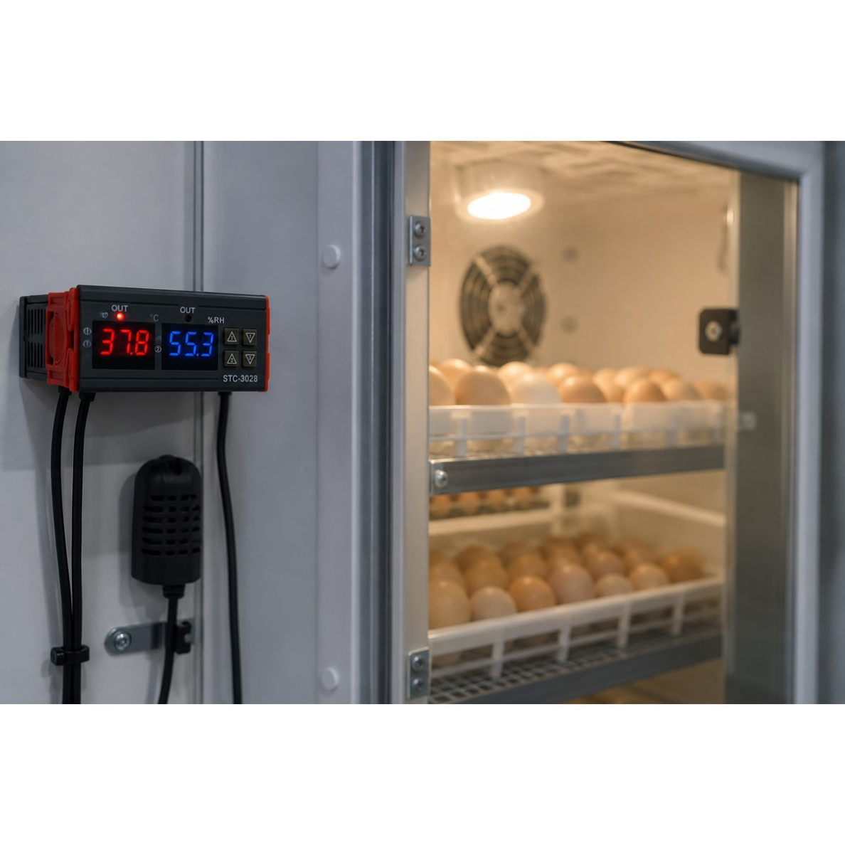 Digitālais temperatūras un mitruma regulators | Divkāršs termostats + higrostats | -50…+99°C | 10A | AC 110–220V | LED | IP43 3 Digitālais temperatūras un mitruma regulators | Divkāršs termostats + higrostats | -50…+99°C | 10A | AC 110–220V | LED | IP43 3
