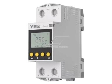 Modulinė | išmani | skaitmeninė įtampos ir srovės kontrolės relė | 1-63A | 230V | DIN | Wi-Fi Tuya Modulinė | išmani | skaitmeninė įtampos ir srovės kontrolės relė | 1-63A | 230V | DIN | Wi-Fi Tuya