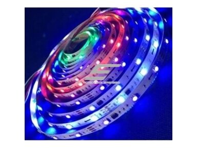 Nehermetiška LED juosta | 7,2W | 12V | RGB | IP20 | 30LED/m | skaitmeninė | 4772124002418 Nehermetiška LED juosta | 7,2W | 12V | RGB | IP20 | 30LED/m | skaitmeninė | 4772124002418