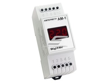 Modulinis | skaitmeninis ampermetras | 1F | 1-63A | DIN | DigiTOP | AM-1 Modulinis | skaitmeninis ampermetras | 1F | 1-63A | DIN | DigiTOP | AM-1