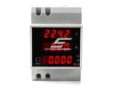 Modulinis | skaitmeninis kintamosios AC elektros energijos voltmetras | ampermetras | 80-300VAC | 0-100A | DIN Modulinis | skaitmeninis kintamosios AC elektros energijos voltmetras | ampermetras | 80-300VAC | 0-100A | DIN