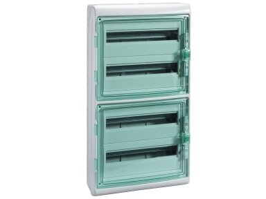 Elektros paskirstymo | modulinis skydelis | dėžė | skydas | 72 modulių (4x18) | 842x448x160mm | skaidrios durelės | hermetinis | virštinkinis | plastikinis | IP65 | Schneider Electric | Kaedra | 13987 Elektros paskirstymo | modulinis skydelis | dėžė | skydas | 72 modulių (4x18) | 842x448x160mm | skaidrios durelės | hermetinis | virštinkinis | plastikinis | IP65 | Schneider Electric | Kaedra | 13987