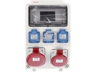 Pramoninis skydelis | dėžutė | 9 modulių | su kištukiniais lizdais 1x16A + 1x32A + 3x230V | garažams | komercinėms patalpoms | IP44 | Famatel | 3958.0013E | 5903148990767 Pramoninis skydelis | dėžutė | 9 modulių | su kištukiniais lizdais 1x16A + 1x32A + 3x230V | garažams | komercinėms patalpoms | IP44 | Famatel | 3958.0013E | 5903148990767