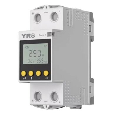 Moduļu | Viedais | digitālais sprieguma un strāvas kontroles relejs | 1-63A | 230V | DIN | Wi-Fi Tuya Moduļu | Viedais | digitālais sprieguma un strāvas kontroles relejs | 1-63A | 230V | DIN | Wi-Fi Tuya