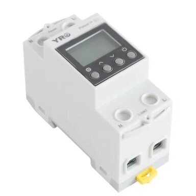 Moduļu | Viedais | digitālais sprieguma un strāvas kontroles relejs | 1-63A | 230V | DIN | Wi-Fi Tuya Moduļu | Viedais | digitālais sprieguma un strāvas kontroles relejs | 1-63A | 230V | DIN | Wi-Fi Tuya
