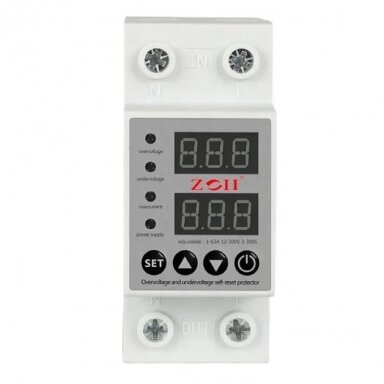 Digital Voltage Control | Protection Relay | 1-63A | 230VAC Digital Voltage Control | Protection Relay | 1-63A | 230VAC