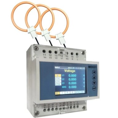 Digital Power Network Analyzer with Current Transformers CT | 3-Phase | 230V | Modbus RS485 Digital Power Network Analyzer with Current Transformers CT | 3-Phase | 230V | Modbus RS485