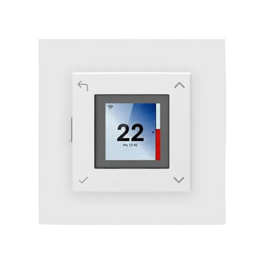 Smart digital underfloor heating thermostat | temperature controller with sensor | 16A | 230VAC | +5...+35°C | IP21 | white | Wi-Fi | Glamox Heating | GFWT 3 WHITE Smart digital underfloor heating thermostat | temperature controller with sensor | 16A | 230VAC | +5...+35°C | IP21 | white | Wi-Fi | Glamox Heating | GFWT 3 WHITE