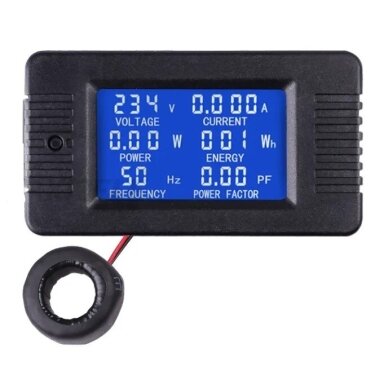 Digital AC electrical power | voltage | current meter CT | 100A | 80-260VAC