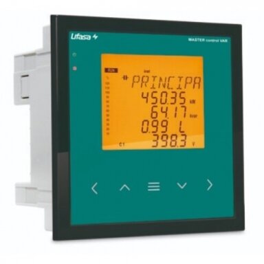 Viedais | Digitālais | Paneļa jaudas koeficienta regulators | 12 soļi | 110-480VAC | IP30/51 | MASTER12 Lifasa