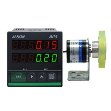 Panel-mounted | digital pulse | meter | counter | calibrator | electronic ruler | for conveyor system | 12V | 10mm wheel