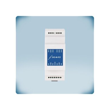 Digital input/output module | Modbus RTU | 4DI + 2 relays 2A | 24VDC PoM | DIN rail | IP30 | Sentera Controls | DIO-M-R2 Digital input/output module | Modbus RTU | 4DI + 2 relays 2A | 24VDC PoM | DIN rail | IP30 | Sentera Controls | DIO-M-R2