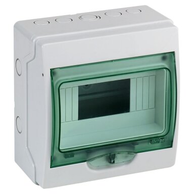 Electrical distribution | modular distribution board | box | enclosure | 8 modules | 200x195x112mm | transparent door | waterproof | surface-mounted | plastic | IP65 | Schneider Electric | Kaedra | 13978 Electrical distribution | modular distribution board | box | enclosure | 8 modules | 200x195x112mm | transparent door | waterproof | surface-mounted | plastic | IP65 | Schneider Electric | Kaedra | 13978