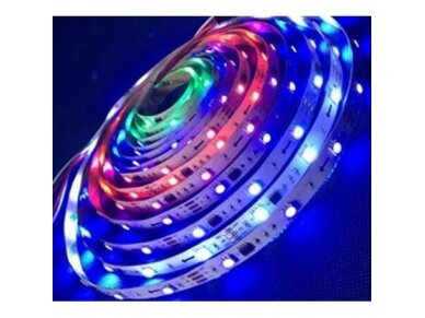 Nehermetiška LED juosta | 7,2W | 12V | RGB | IP20 | 30LED/m | skaitmeninė | 4772124002418 Nehermetiška LED juosta | 7,2W | 12V | RGB | IP20 | 30LED/m | skaitmeninė | 4772124002418