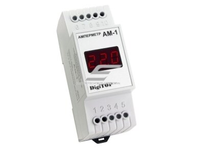 Modulinis | skaitmeninis ampermetras | 1F | 1-63A | DIN | DigiTOP | AM-1 Modulinis | skaitmeninis ampermetras | 1F | 1-63A | DIN | DigiTOP | AM-1