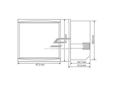 Trifazis skaitmeninis ampermetras | panelinis | 3 fazių srovės matuoklis 3-in-1 | ±1% | LED ekranas | 96x96 mm | 220V AC 3 Trifazis skaitmeninis ampermetras | panelinis | 3 fazių srovės matuoklis 3-in-1 | ±1% | LED ekranas | 96x96 mm | 220V AC 3