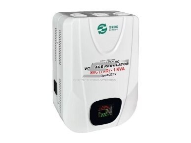 Skaitmeninis | automatinis įtampos stabilizatorius elektros tinklui | 1F | 1kVA | 160-260VAC | 230V Skaitmeninis | automatinis įtampos stabilizatorius elektros tinklui | 1F | 1kVA | 160-260VAC | 230V