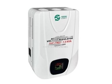 Skaitmeninis | automatinis įtampos stabilizatorius elektros tinklui | 1F | 1,5kVA | 160-260VAC | 230V Skaitmeninis | automatinis įtampos stabilizatorius elektros tinklui | 1F | 1,5kVA | 160-260VAC | 230V