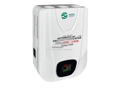 Skaitmeninis | automatinis įtampos stabilizatorius elektros tinklui | 1F | 3kVA | 160-260VAC | 230V Skaitmeninis | automatinis įtampos stabilizatorius elektros tinklui | 1F | 3kVA | 160-260VAC | 230V