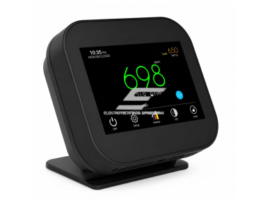 Skaitmeninis | išmanus CO2 | oro kokybės matuoklis | jutiklis | 5VDC | 500-5000PPM | Tuya | juodas