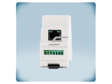 Skaitmeninių įėjimų/išėjimų modulis | Modbus RTU | 4DI + 2 relės 2A | 24VDC PoM | DIN bėgelis | IP30 | Sentera Controls | DIO-M-R2 3