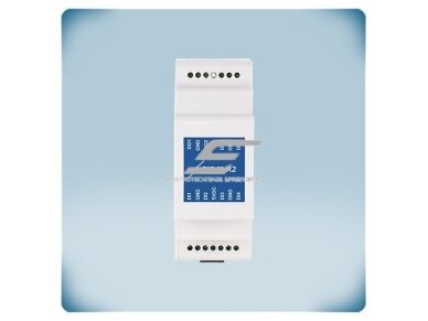Skaitmeninių įėjimų/išėjimų modulis | Modbus RTU | 4DI + 2 relės 2A | 24VDC PoM | DIN bėgelis | IP30 | Sentera Controls | DIO-M-R2